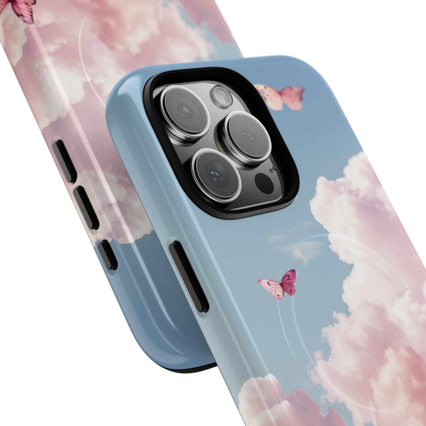 Pink Butterfly Clouds