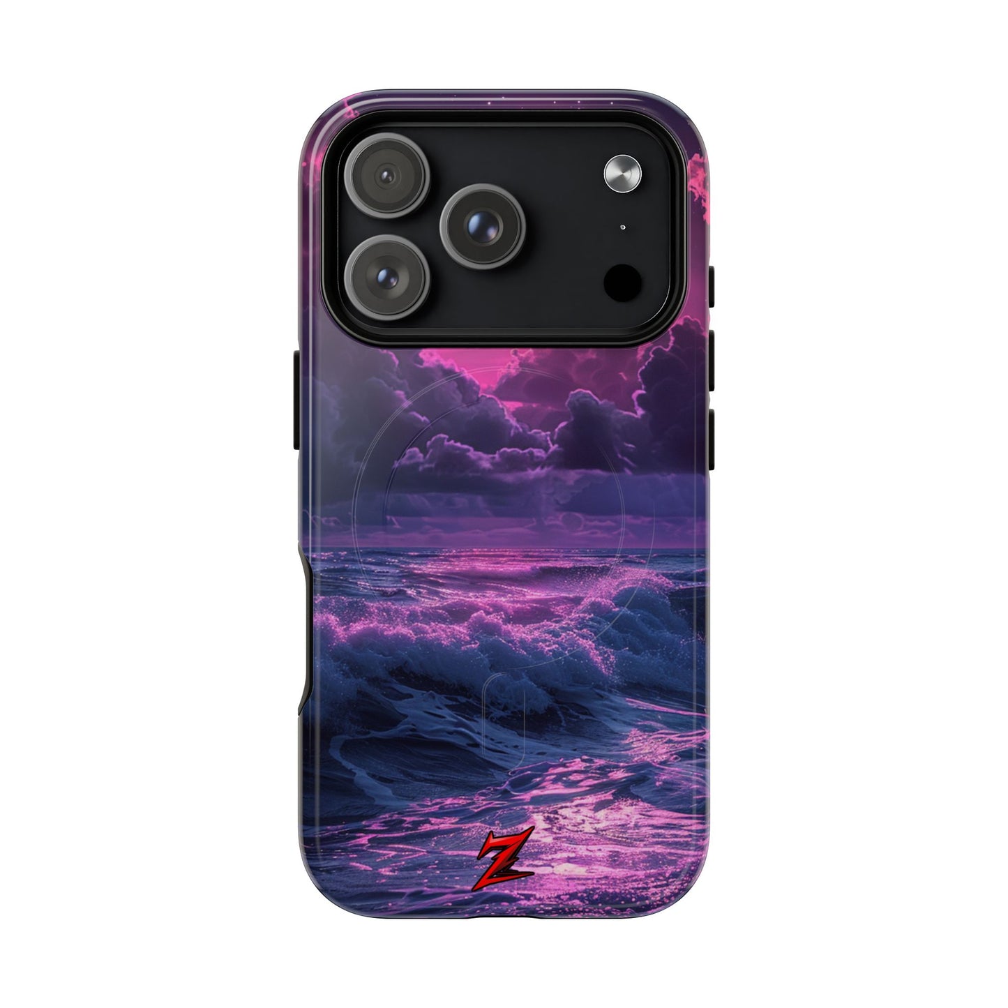 Neon Midnight Ocean