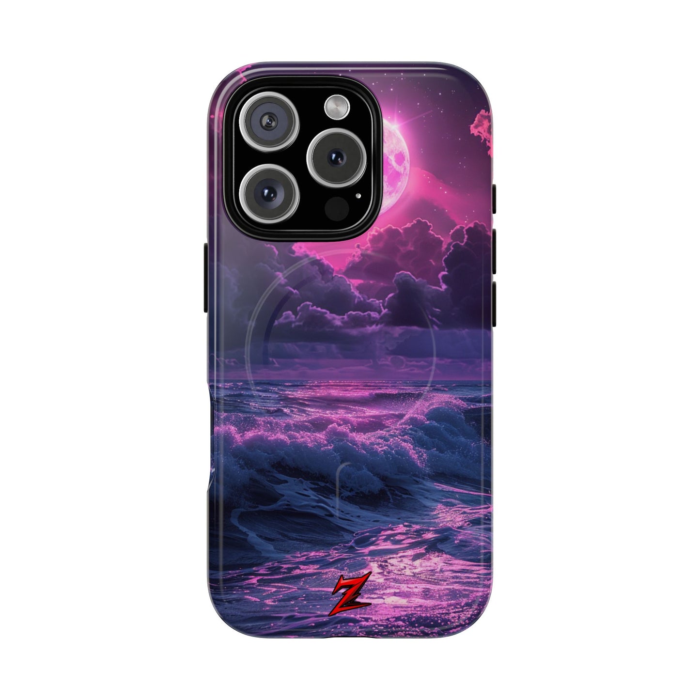 Neon Midnight Ocean