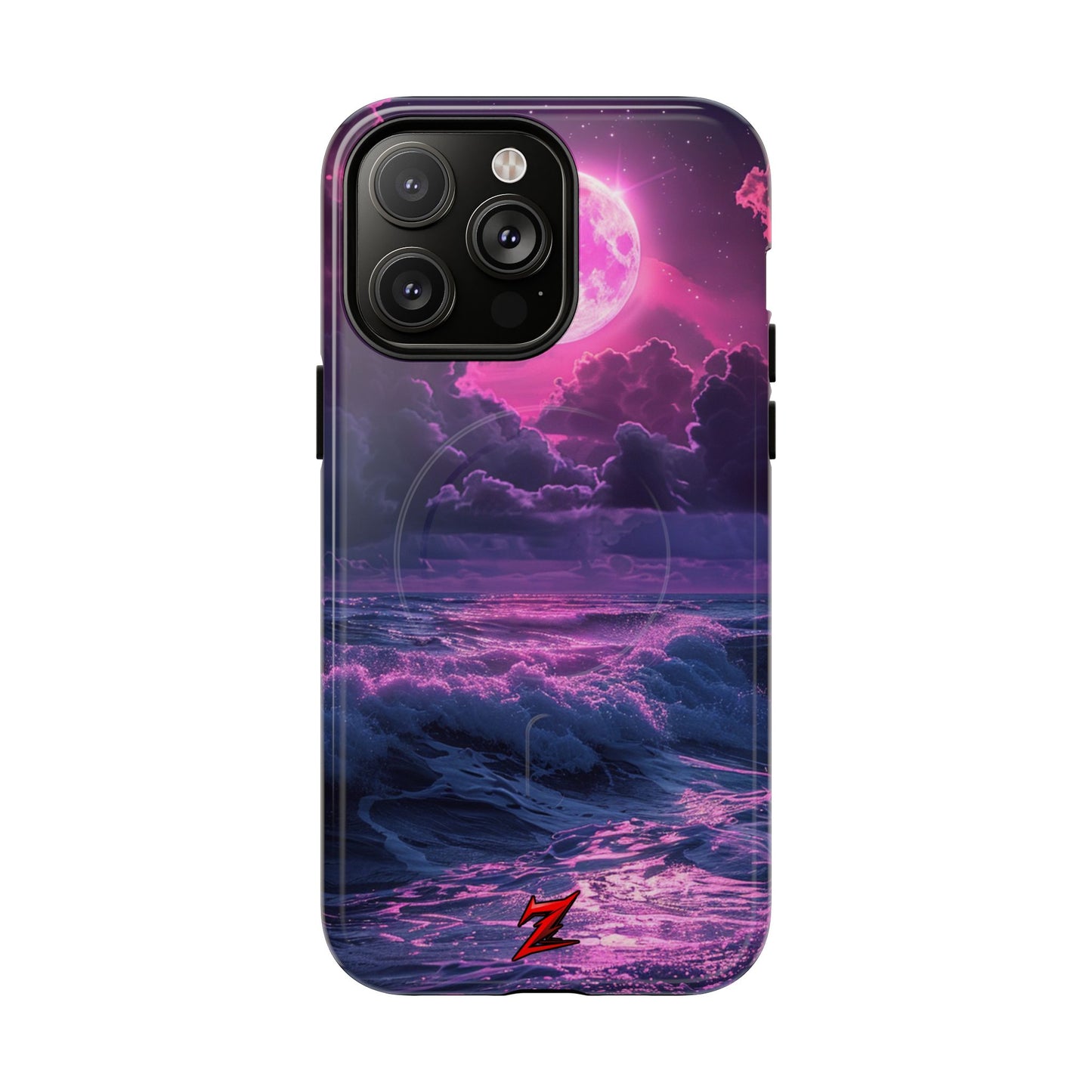 Neon Midnight Ocean
