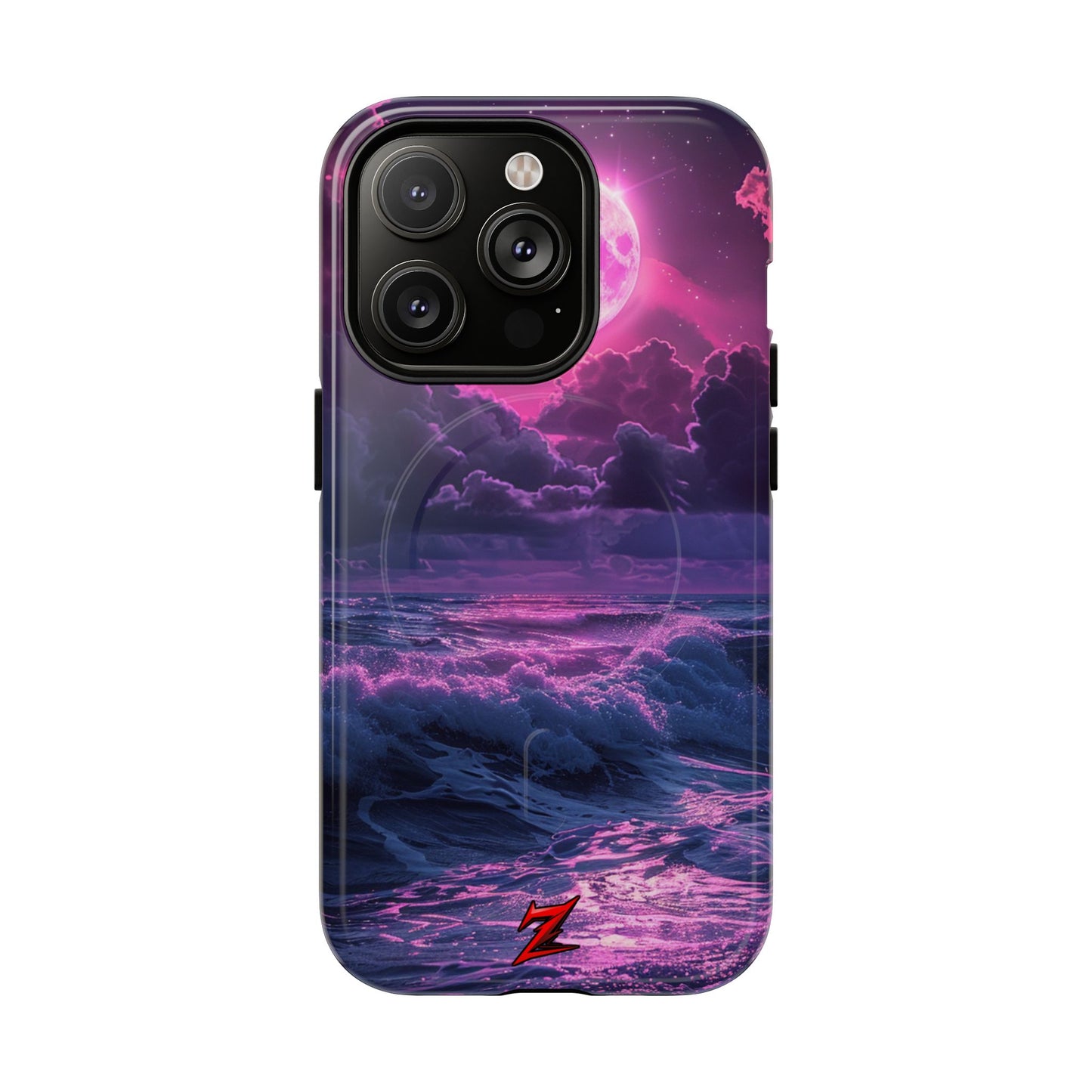 Neon Midnight Ocean