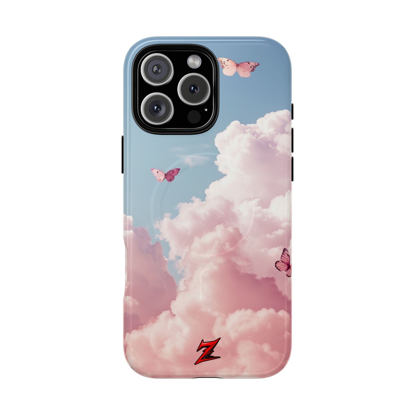 Pink Butterfly Clouds