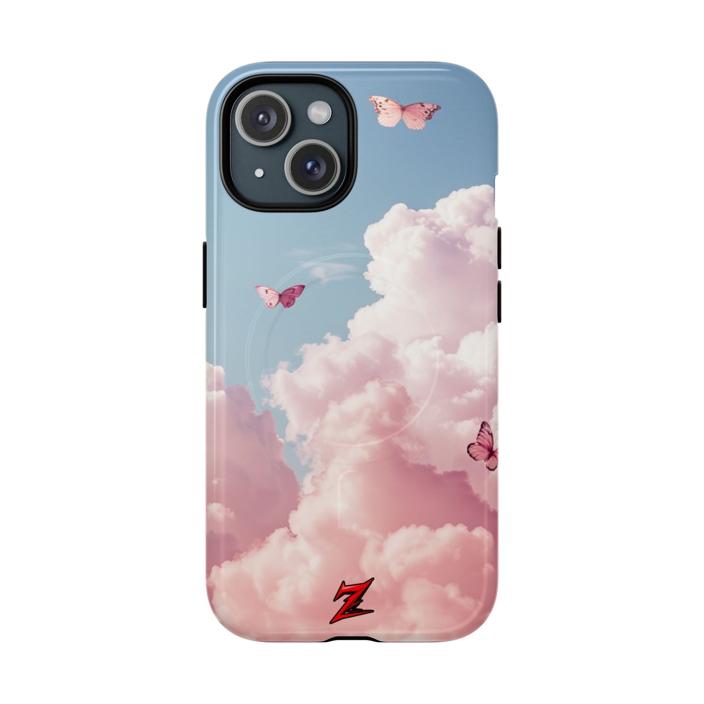 Pink Butterfly Clouds